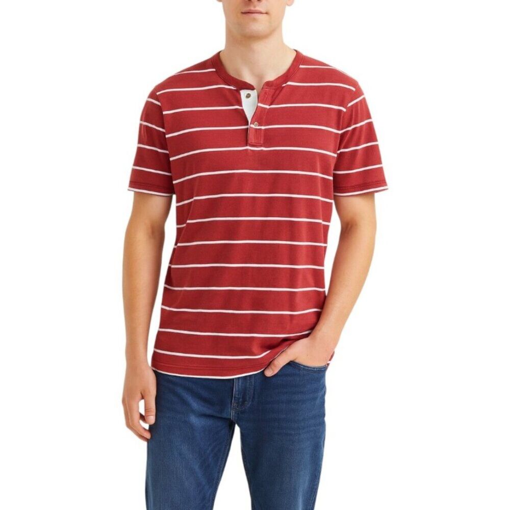 Aeropostale Men's Short Sleeve Striped T-Shirt | Large
